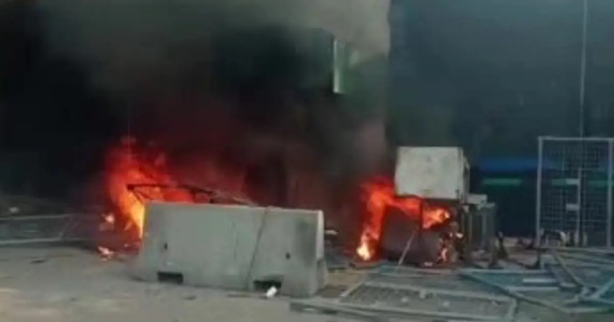 Pakistan’da ABD’nin Lahor Konsolosluğu önünde protesto