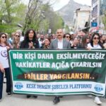 KESK Tunceli’de Gülistan Doku İçin Yürüdü: Kadın Cinayetlerine Dikkat Çekildi