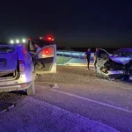 Bakim calismasi yapilan yolda iki arac carpisti 6 yarali kJ4rVuYu